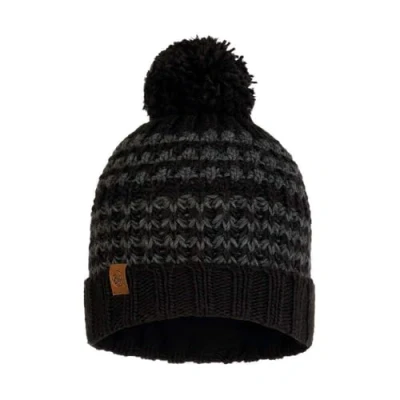 Image of Buff Knitted &amp; Polar Hat, Kostik, Black, One Size