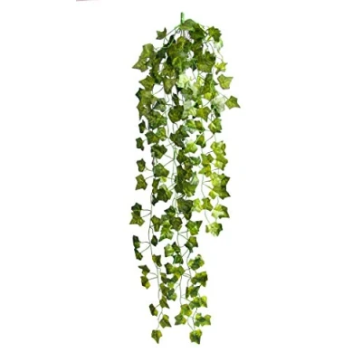 Image of Best Artificial 100cm Trailing Ivy Garland Hanging Vine String Plant (Dark English TI02)