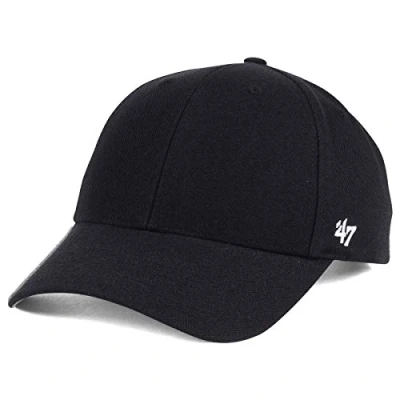 Image of &#039;47 Brand MVP Blank Hat Black Adjustable One Size