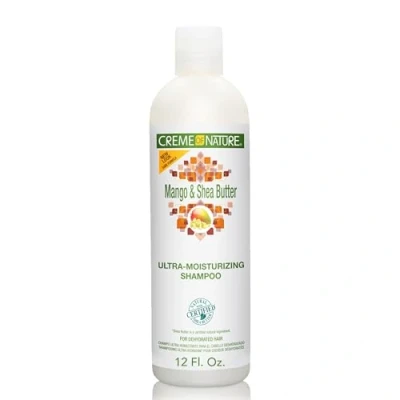 Image of Creme of Nature Mango &amp; Shea Butter Ultra Moisturizing Shampoo 12oz by Nature, White