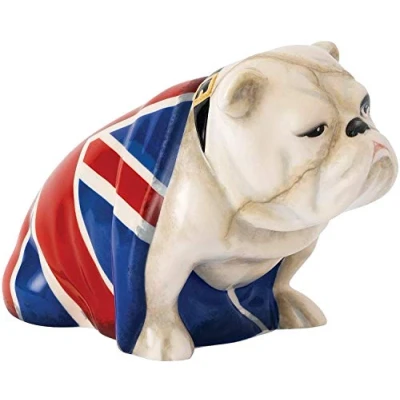 Image of Royal Doulton James Bond 007 Jack The Bulldog Porcelain Figurine No Time To Die Edition