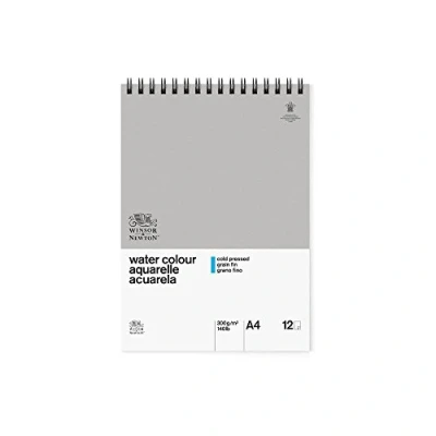 Image of Winsor &amp; Newton 6663246 Classic A4 Cold Pressed Water Colour Paper Spiral Pad
