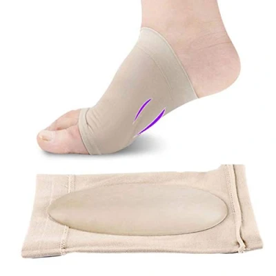 Image of Pedimend™ Arch Supports Insoles for Flat Feet Fallen Arches Plantar Fasciitis Socks Orthotic High Silicone Gel Inserts Slippers Heel Pain Foot Relief