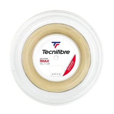 Image of Tecnifibre Triax Tennis String 1.38mm Natural 200m Reel