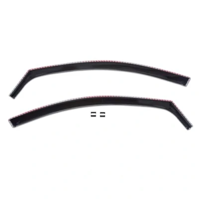 Image of GP Wind Deflectors for Carawelle/Transporter/Multivan T5 2003 2015, Set of 2, Front, Black, Windproof, Rainproof, Smoke&#039; Darked, Aerodynamic