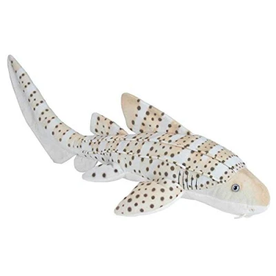 Image of Wild Republic Zebra Shark Plush, Stuffed Animal, Plush Toy, Gifts for Kids, Living Ocean 30 Inches