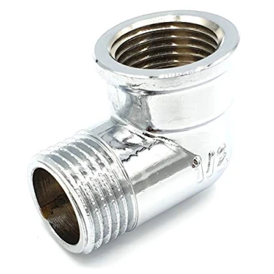 Image of 1/2&quot; BSP Thread Pipe Connection Elbow Male x Female Screwed Fittings