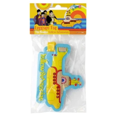 Image of Puckator The Beatles Yellow Submarine PVC Luggage Tag