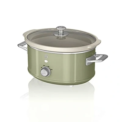 Image of Swan 3.5L Retro Slow Cooker