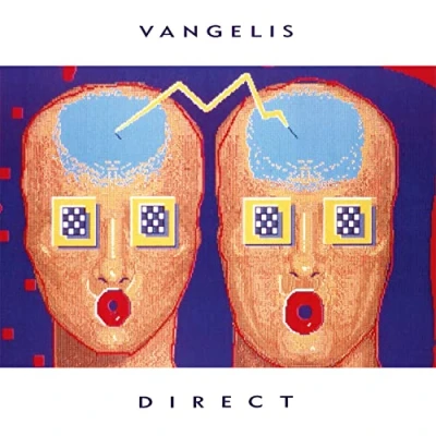 Image of Vangelis Direct Expanded Edition Translucent Blue vinyl 2023 UK 2 LP set MOVLP2843