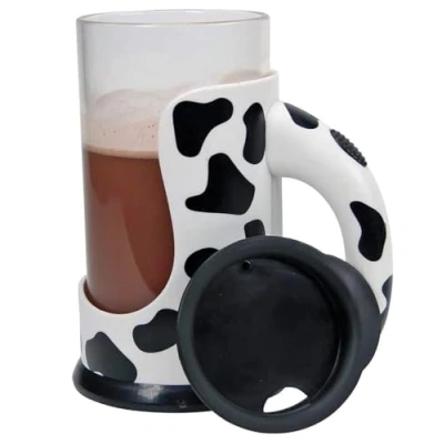 Image of Zing Moo Mixer Battery Powered Chocolate Milk Automatic Stirring Cup, 16 oz
