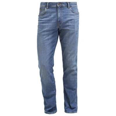 Image of Wrangler Texas Stretch Straight leg jeans, Men&#039;s, Size: 31x32, Worn broke