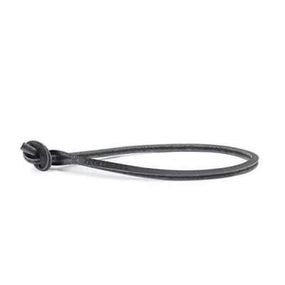 Image of Trollbeads Single Leather Bracelet, Black