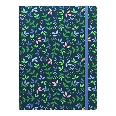 Image of Filofax Refillable Notebook, A5 Size, Garden Collection, 8.25&quot; x 5.75&quot;, Dusk (B115114U)