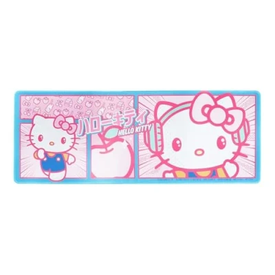 Image of Hello Kitty Desk Mat Officially Licensed Sanrio Merchandise, Large Rubber Mouse Pad with Pink Kawaii Design, Great for Gaming, Working, Functional Office Accessory Paladone