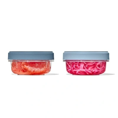 Image of OXO Good Grips Pack of 2 Twist &amp; Stack 350ml Containers