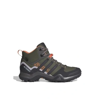 Image of adidas Women&#039;s Terrex Swift R2 Mid Gore TEX Hiking Shoes Non Football, Olive strata/Aurora Black/Amber Tint, 4.5 UK