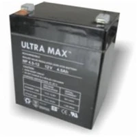 Image of ULTRA MAX NP4.5 12, 12V 4.5AH (as 4Ah &amp; 5Ah) SEALED LEAD RECHARGEABLE UPS BATTERY