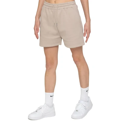 Image of 989Zé ENZO Womens Fleece Lined Shorts Ladies Soft Running Gym Loungewear Sweat Pants (UK, Alpha, M, Regular, Oatmeal)