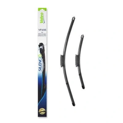 Image of VALEO Silencio Wiper VF456 Kit of High Performance, Superior Road Visibility, Easy Installation Original Flat Blades 650mm/400mm Front Set 2 574656