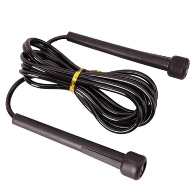 Image of 2.8m PVC Skipping Rope With Plastic Handles [Black]