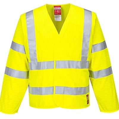 Image of Hi Vis Anti Static Jacket Flame Resistant (Yello