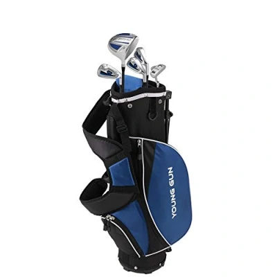 Image of Young Gun ZAAP ACE Junior golf club Youth Set &amp; bag for kids BLUE Ages 6 8