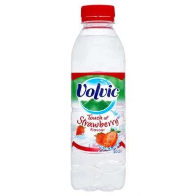 Image of Volvic Touch of Fruit Strawberry 500ml (Pack 24 x 500ml)
