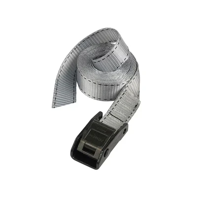 Image of Master Lock 3112EURDAT Luggage Strap with easy to use Buckle, Grey, 5m x 25mm