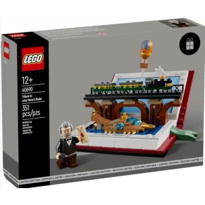 Image of LEGO 40690 Tribute to Jules Verne&#039;s Books Limited Edition Collectible 2024 Building Set