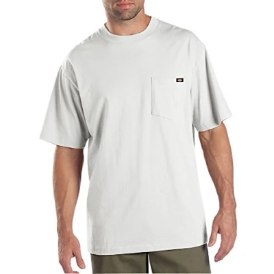 Image of Dickies Men&#039;s 2 Pack Short Sleeve Pocket T Shirts, White, XXL