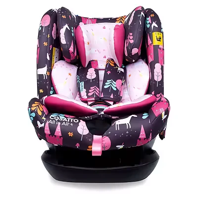 Image of Cosatto All in + Group 0+123 Car Seat Unicorn Land
