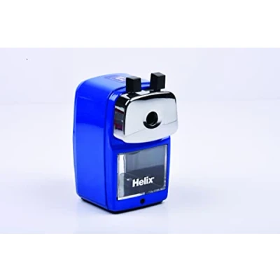 Image of Helix Metal Desktop Sharpener for Standard and Jumbo Pencils (Assorted Colours)