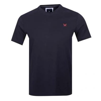 Image of Crew Clothing Mens Classic Neck T Shirt (Heritage Dark Navy) L