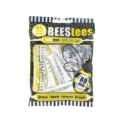 Image of Bees Tees 69mm Wood Small Pack