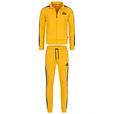 Image of Lonsdale Men&#039;s Beickerton Sweatshirt, Yellow/Black, M