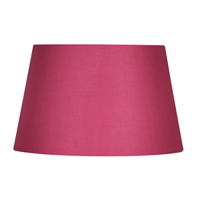 Image of Oaks Lighting Cotton Drum Shade, 12 inch, Hot Pink, Fabric
