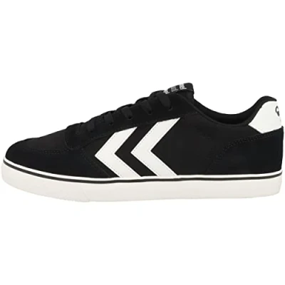 Image of hummel Unisex Stadil LX E Canvas Sneaker, Black, 9 UK