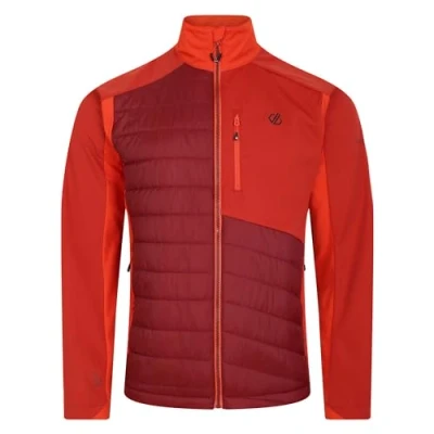 Image of Dare 2b Men&#039;s Lightweight Mountaineer Hybrid Jacket Tuscan Syrah Red, Size: XL