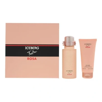 Image of Iceberg Twice Rosa Giftset: Eau de Toilette 125ml &amp; Body Lotion 100ml