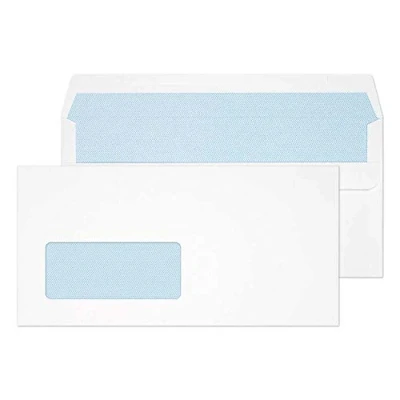 Image of Purely Everyday Wallet Self Seal Low Window White 110X220 110GSM Box of 500