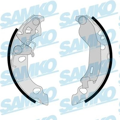 Image of 77362491 Brake Shoes LPR 08230 180mm 32mm with handbrake lever FIAT: 500 Hatchback, Panda II C Convertible