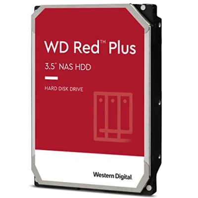 Image of WD Red Plus 4TB NAS 3.5&quot; Internal Hard Drive 5400 RPM Class, SATA 6 Gb/s, CMR, 256MB Cache