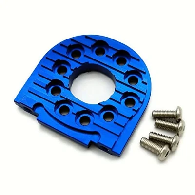 Image of Aluminum Adjustable Motor Mount 16T 25T Blue for Tamiya TT02 D9