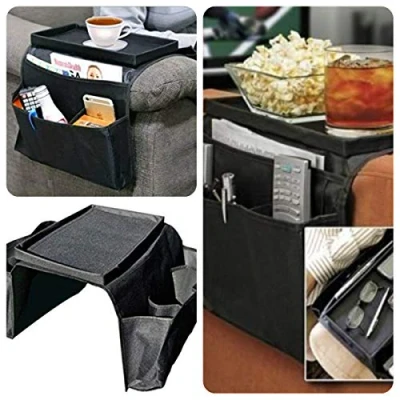 Image of V VAPE Arm Rest Chair Settee Couch Sofa Remote Control Table Top Holder Organiser Tray
