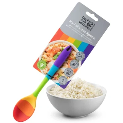 Image of Taylor&#039;s Eye Witness Mini Rainbow Silicone Spoon