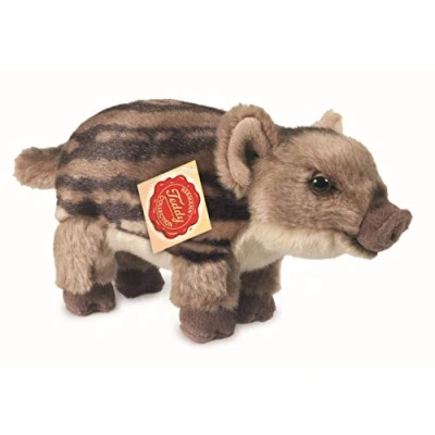 Image of Teddy Hermann 90832 Wild Boar Baby 8,7&quot;/22 cm, Soft Toy, Plush Toy