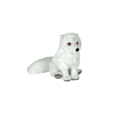 Image of Wild Republic Cuddlekins Eco Arctic Fox, Stuffed Animal, 12 Inches, Plush Toy, Fill is Spun Recycled Water Bottles, Friendly
