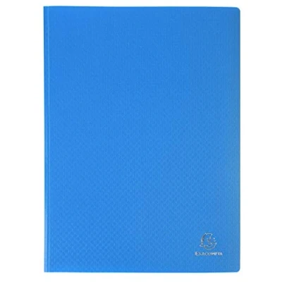 Image of Exacompta Ref 88100E Opak Display Book Suitable for A4 Documents, 100 Pockets, 200 Viewing Pages, Matt Laminated Cover, High Transparency Pockets Random Colour Cover