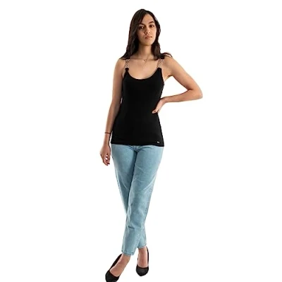 Image of Morgan Women&#039;s 231 DUA T Shirt, Black, L